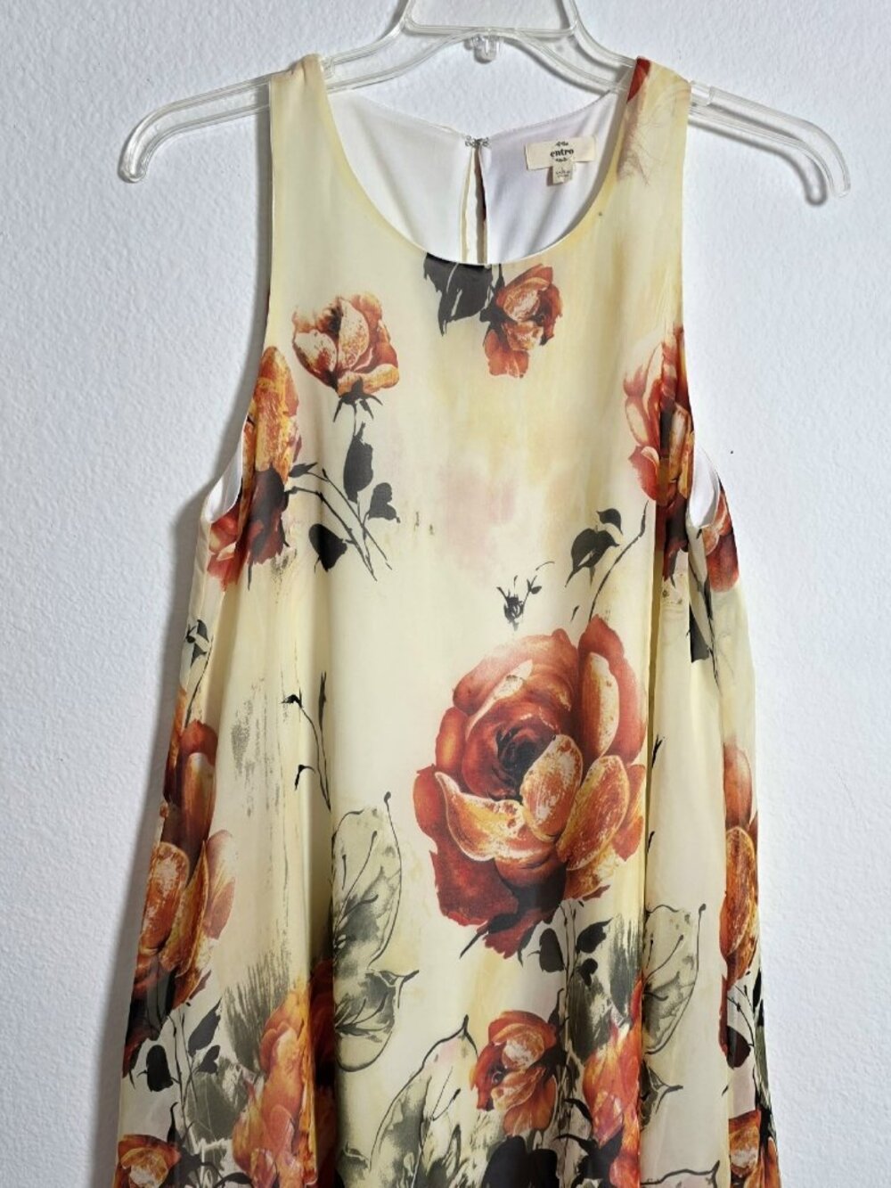Entro chiffon floral dress Large